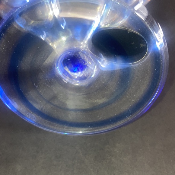 Jozefina Krosno blown glass octopus oil lamp vintage - Picture 9 of 13